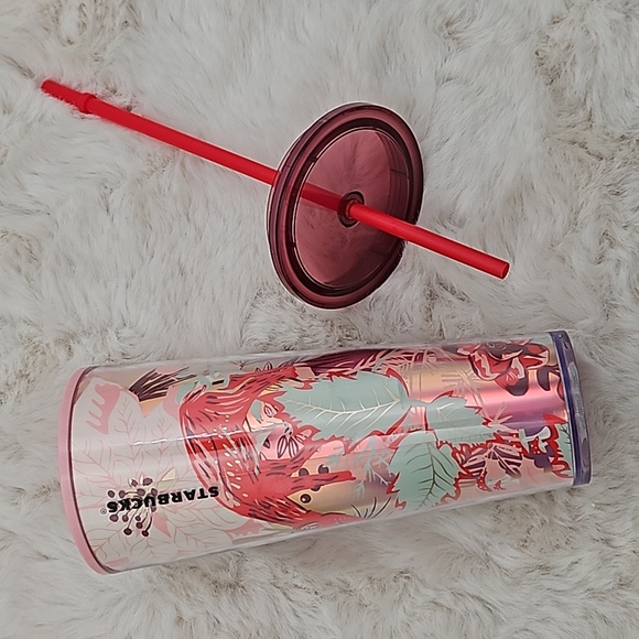 Starbucks 2022 Holiday Woodland Venti Cold Cup fox‎ forest cottagecore - Picture 3 of 6